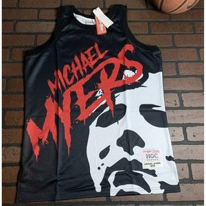 MICHAEL MYERS Headgear Classics‎ Basketball Jersey ~Never Worn~ L XL